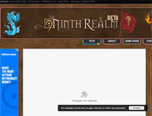 Tablet Screenshot of ninthrealmonline.com